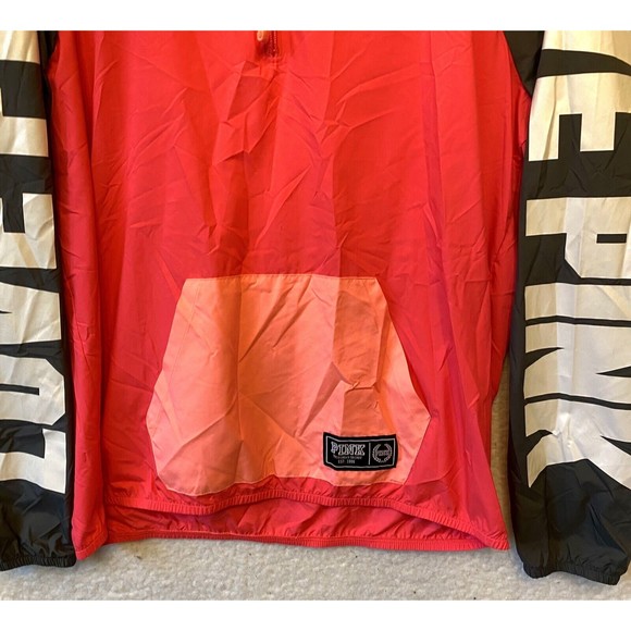Victoria Secret PINK Windbreaker Jacket Hood Half Zip Pullover Anorak XS - Picture 2 of 8